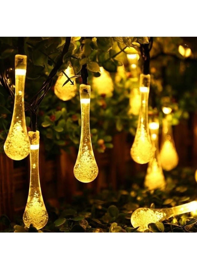 NIBEMINENT 30 LED Solar String Lights White 9x29centimeter  - Image 3