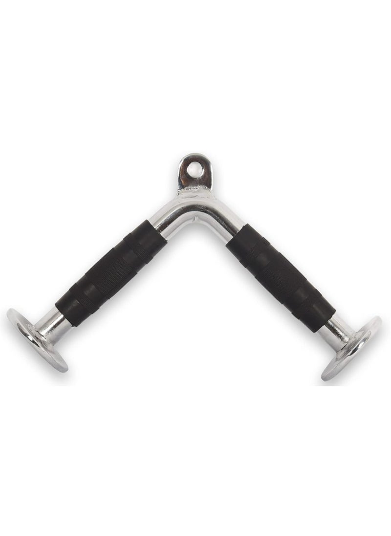 Sky Land V Press Down Bar Cable Attachment | V-shaped Exercise Bar | Strength Training Handle Attachment for Home Gym Equipment Weight Lifting Workout V Bar |Pully Cable Attachment EM-9359  - Image 3