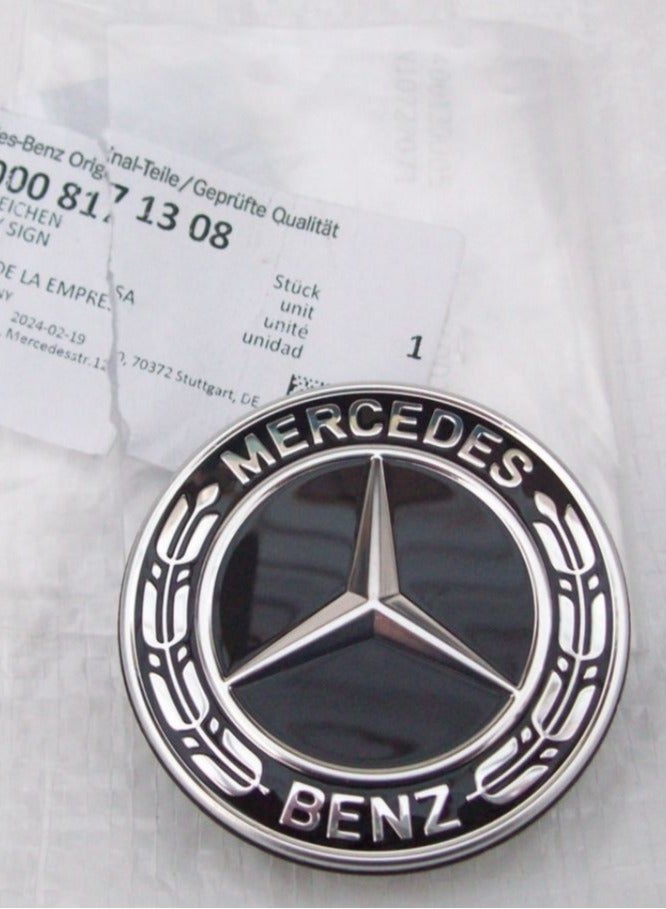 Mercedes-Benz Lifestyle 56mm ABS Car Styling Hood Emblem Badge Bonnet Logo Covers For Mercedes W124 W140 W163 W164 W202 W203 W204 W210 W211 A2048170616 (Black & Silver) - Image 3