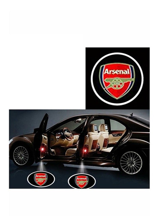 إسكدنيا 2-Piece LED Car Door Arsenal Logo Projector Shadow Light Set - Image 5