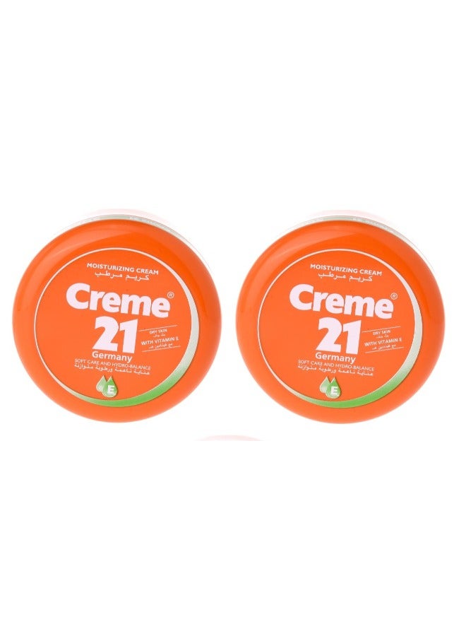 Creme 21 2Pcs Creme 21 Moisturising Cream E 50ml - Image 1