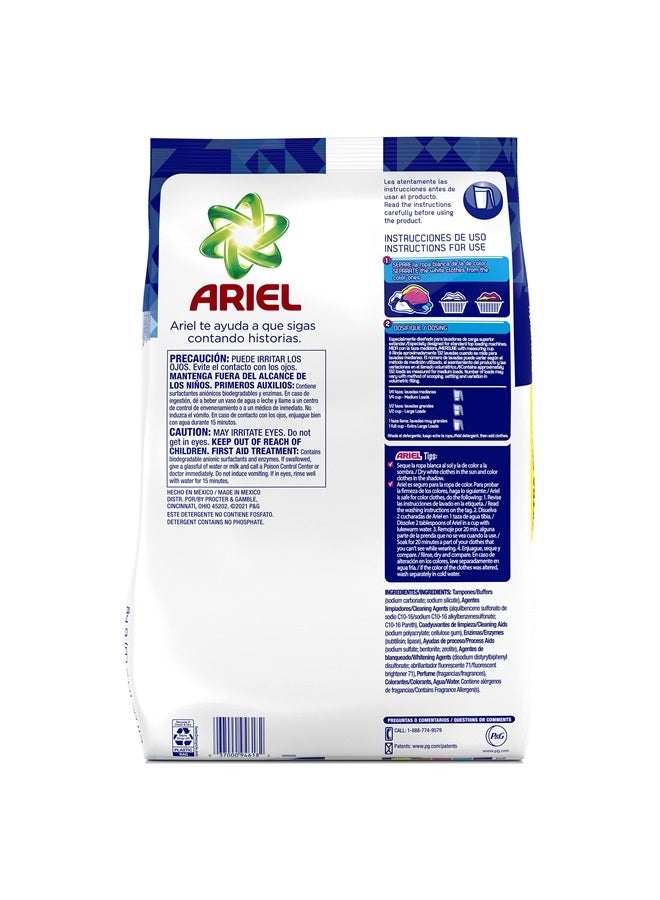 Ariel مسحوق غسيل الملابس آرييل، رائحة أصلية، 211 أونصة، 132 غسلة، 13.19 رطل (عبوة واحدة)  - Image 3