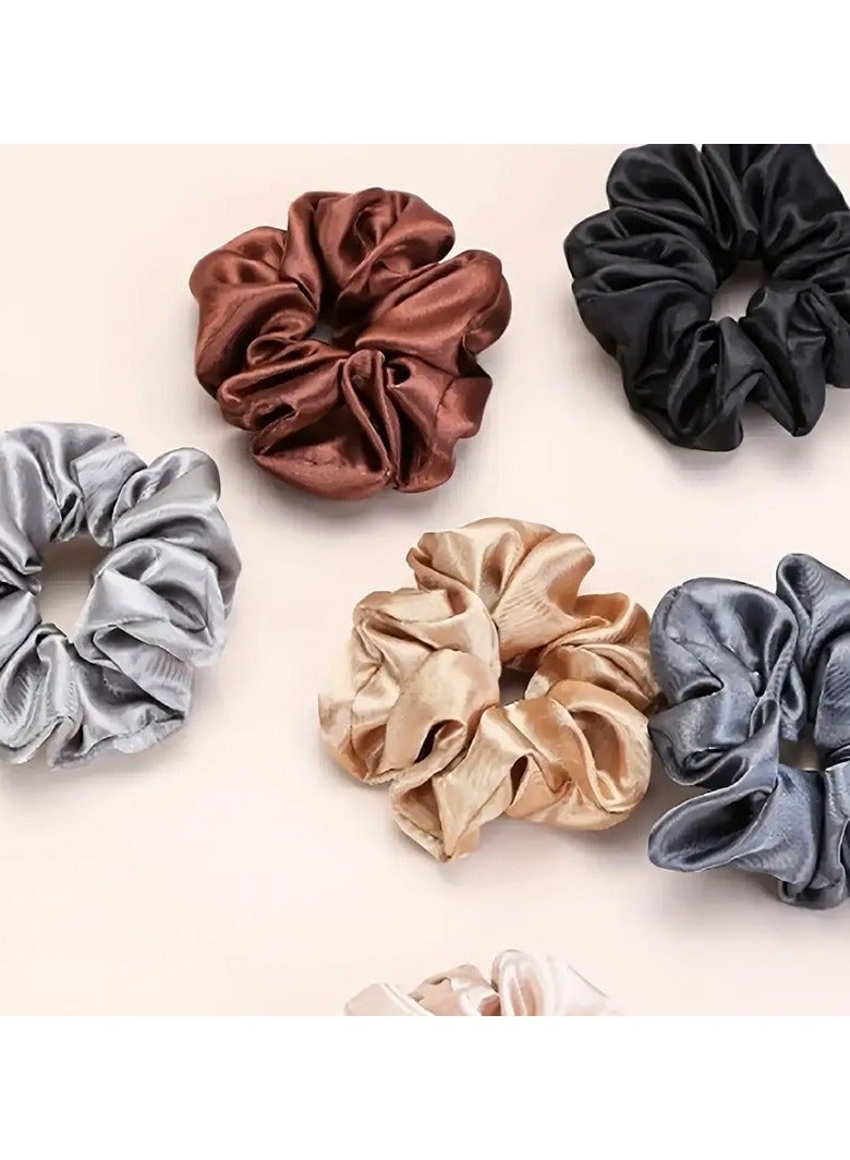 يوكانبي 12 قطعة أنيقة من الساتان الشعر للنساء-ألوان مختلطة ، ناعمة ومرنة ، مثالية للحفلات والتجمعات والسفر - Image 5