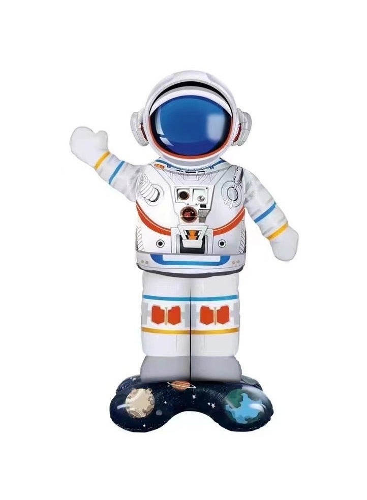 Party Astronaut Balloon Cartoon Cute Universe Theme Boy Girl Birthday Party Decoration Balloon Large Size Cartoon Character Modeling Balloon - Image 1