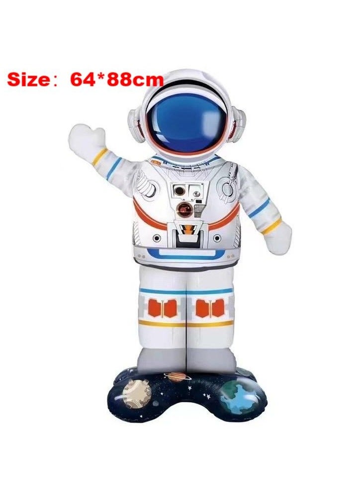 Party Astronaut Balloon Cartoon Cute Universe Theme Boy Girl Birthday Party Decoration Balloon Large Size Cartoon Character Modeling Balloon - Image 2