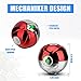 LNCOJOLM Cool Metal Fidget Spinner Desk Toy Glow in The Dark Luminous Hand Finger Spinner EDC Birthday Christmas Stocking Stuffer Gift for Kid Adult Finger Gyro Gadget for Office Classroom Stress Focus Toy - Image 3