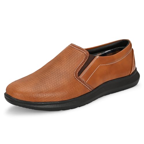 Centrino Slip-On Men's Casual Shoe | Stylish with Soft Cushioned Insole | Sleek Slip-On Design for Semi-Formal Look | Durable with Anti-Skid Sole | Ideal for Office Wear 9276-3 - Image 1