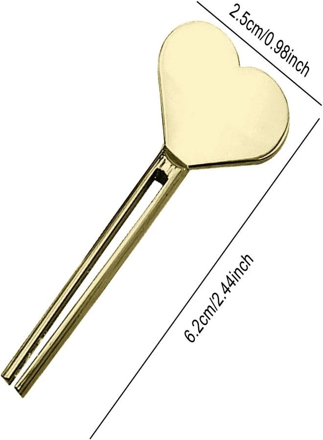 Pxiryanlow 2pcs Metal Tube Squeezer Key,Stainless Steel Toothpaste Roller，Creams Tube Wringer,Efficient Toothpaste Saver,Toothpaste Roller Tube Key for Paint, Cosmetics and Hair Dye (Gold) - Image 2