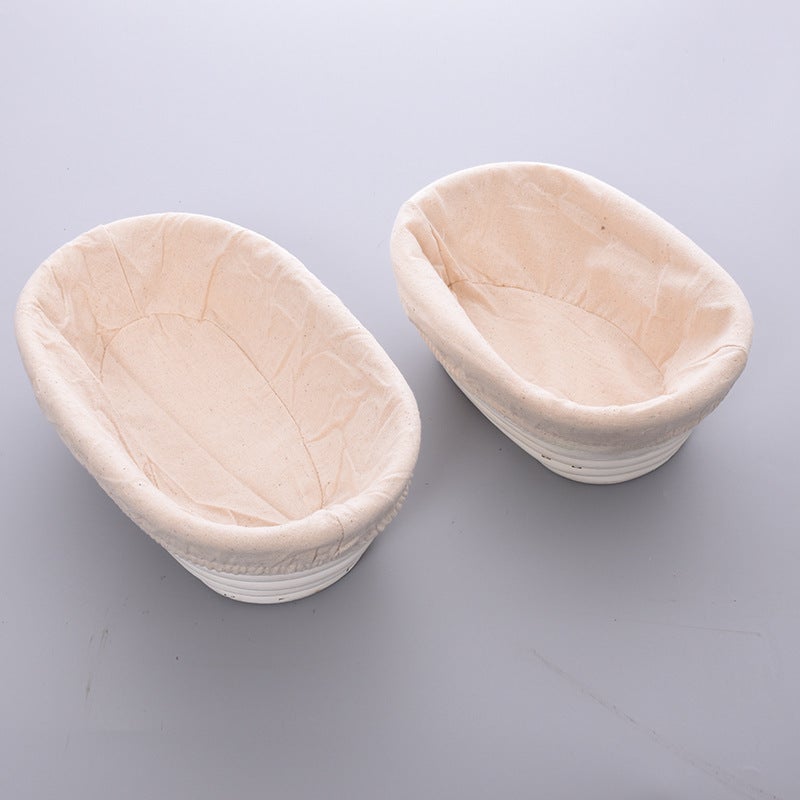 Rattan Bread Fermentation Basket Indonesian Rattan European-Style Fermentation Basket Oval Handmade Explosions - Image 4