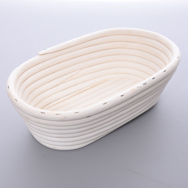 Rattan Bread Fermentation Basket Indonesian Rattan European-Style Fermentation Basket Oval Handmade Explosions - Image 3