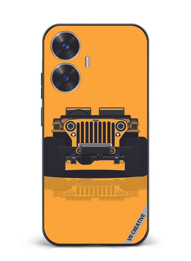 VR CREATIVE Protective Case Cover For Realme C55 Jeep Design Multicolour - Image 1