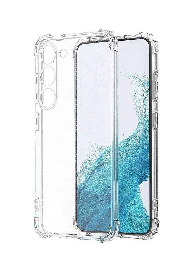 FOCUS Clear Bumper Case for Samsung S24 Case, Shockproof Thin Cover, Yellowing-Resistant Slim Transparent TPU Phone Case, Bumper Case Heavy Duty Protection, Crystal Clear Anti-Fingerprint - Image 3