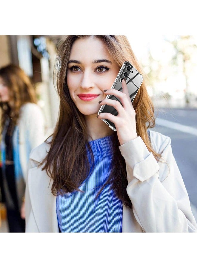 FOCUS Clear Bumper Case for Samsung S24 Case, Shockproof Thin Cover, Yellowing-Resistant Slim Transparent TPU Phone Case, Bumper Case Heavy Duty Protection, Crystal Clear Anti-Fingerprint - Image 5