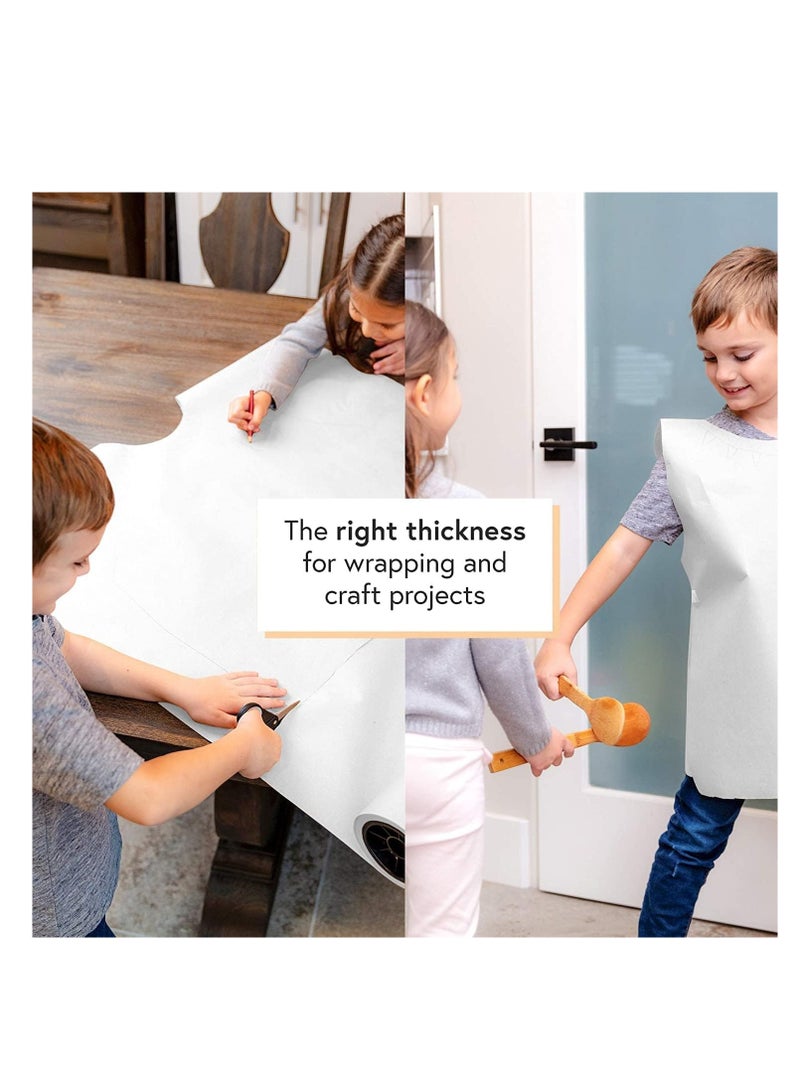 بريميفي لفة ورق رسم حامل أبيض جامبو 1970 بوصة 44 سم × 50 متر 80 جرامًا للمتر المربع - Image 5