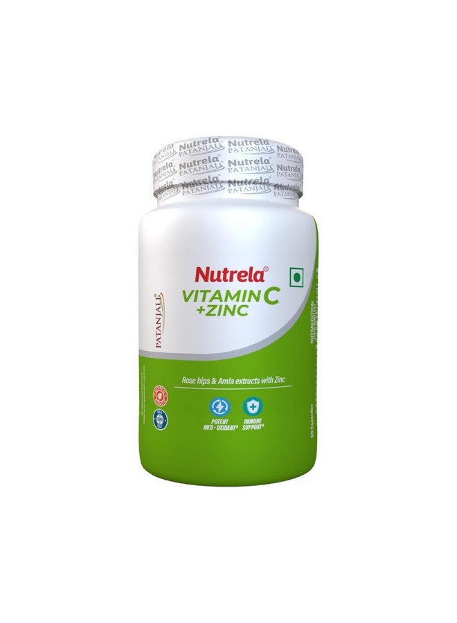 Nutrela Vitamin C and Zinc for Men and Women - 60 Capsules (Pack of 2) - Image 2