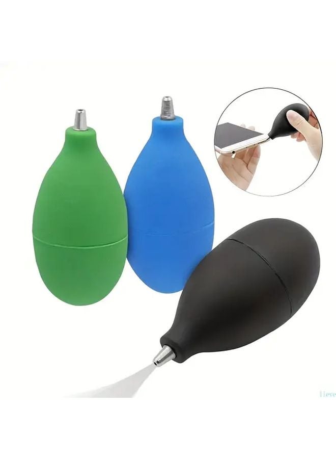 Green Portable Compact Handheld Dust Blower Air Duster For Camera Laptop Keyboard - Image 2