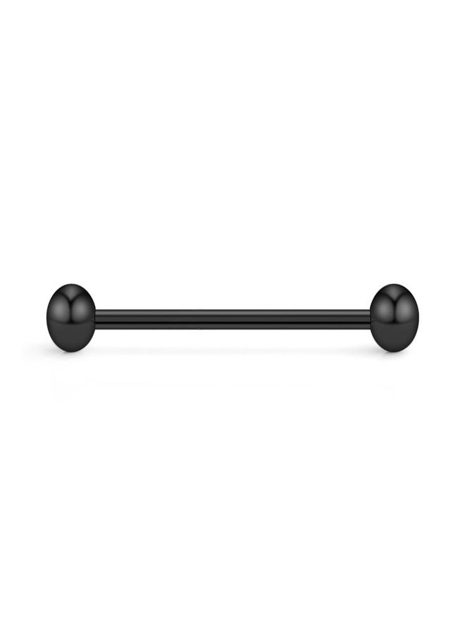 Ruifan 6PCS 14 Gauge Short Industrial Barbell Cartilage Earring Body Piercing Jewelry 1 1/8 Inch(28mm) - Mix Color - Image 3
