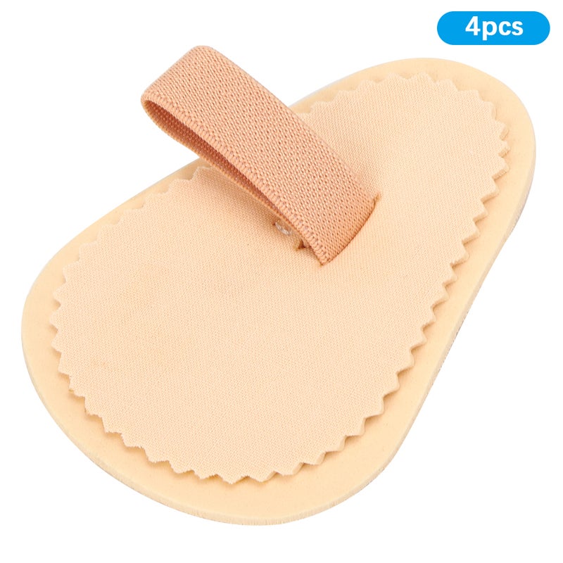 Toe Separators: 4 Pack EVA+Cotton Cloth - Soft Flexible Adjustable Strength Toe Straighteners for Hallux Valgus, Overlapping Toes, Hammer Toe Relief & Daily Foot Comfort - Image 3