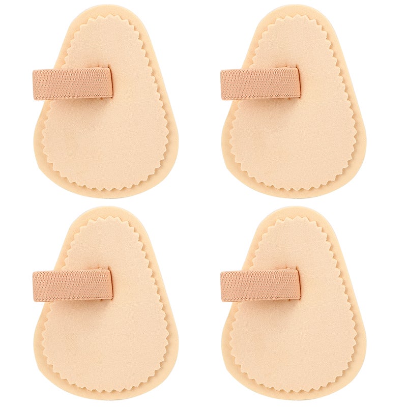 Toe Separators: 4 Pack EVA+Cotton Cloth - Soft Flexible Adjustable Strength Toe Straighteners for Hallux Valgus, Overlapping Toes, Hammer Toe Relief & Daily Foot Comfort - Image 1
