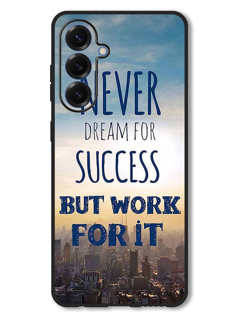 Theodor Case Compatible with Samsung Galaxy A36 Protection Shockproof Bumper Cover Never Dreams For Success - Image 1