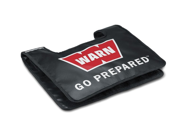 WARN 91575 Winch Damper with Rigging Accessory Storage Pocket and Reflective Strips Black