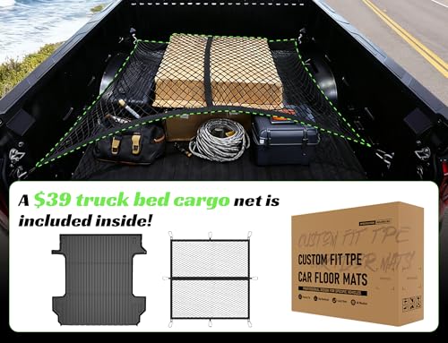 AAGDD Truck Bed Mat for 2019-2026 Chevy Silverado 1500 & GMC Sierra 1500(Only Fit 5.8FT Bed),All Weather Protection Rubber Truck Bed Liner Accessories,Not Fit Optional CarbonPro Bed/2019 Classic - Image 3