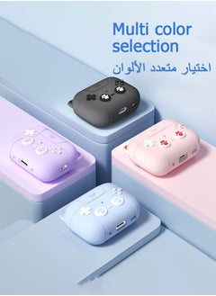 Jourvent Airpods Pro Protective Case Silicone Cover, Case Cover for Airpods Pro 1/2, Cat Ears Controller Style Cute Airpods Case, Pink  - Image 4