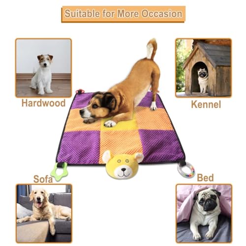 IFOYO Puppy Play Mat, Puppy Chew Toys with Teething Ropes, Durable Dog Sleeping Pad, Interactive Toy for Small Medium Dogs Cats - Image 5