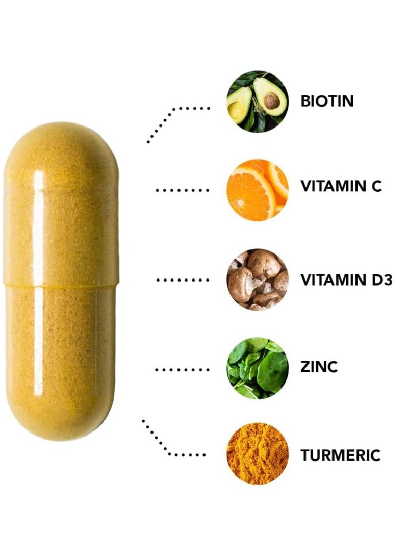 HAIRTAMIN - Healthy Hair Growth Vitamins - Biotin Hair Growth Supplement Pack Of 2 - Image 1