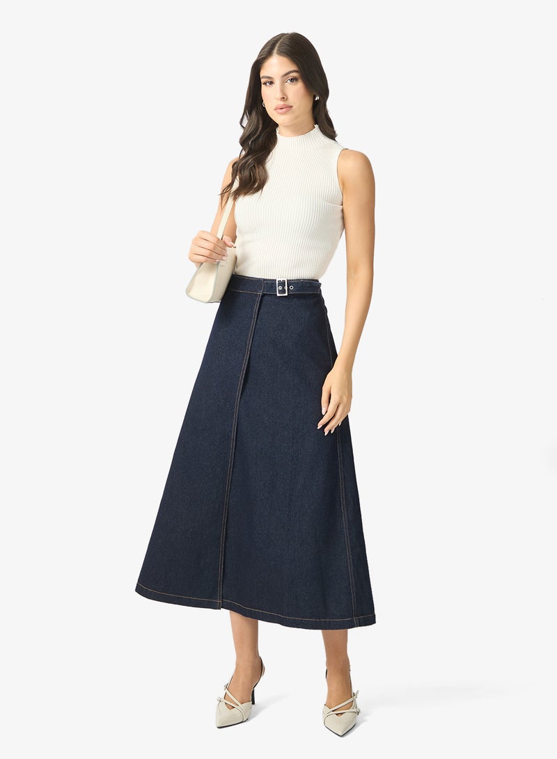 VERO MODA Vmcalista Ankel Denim Skirt - Image 4