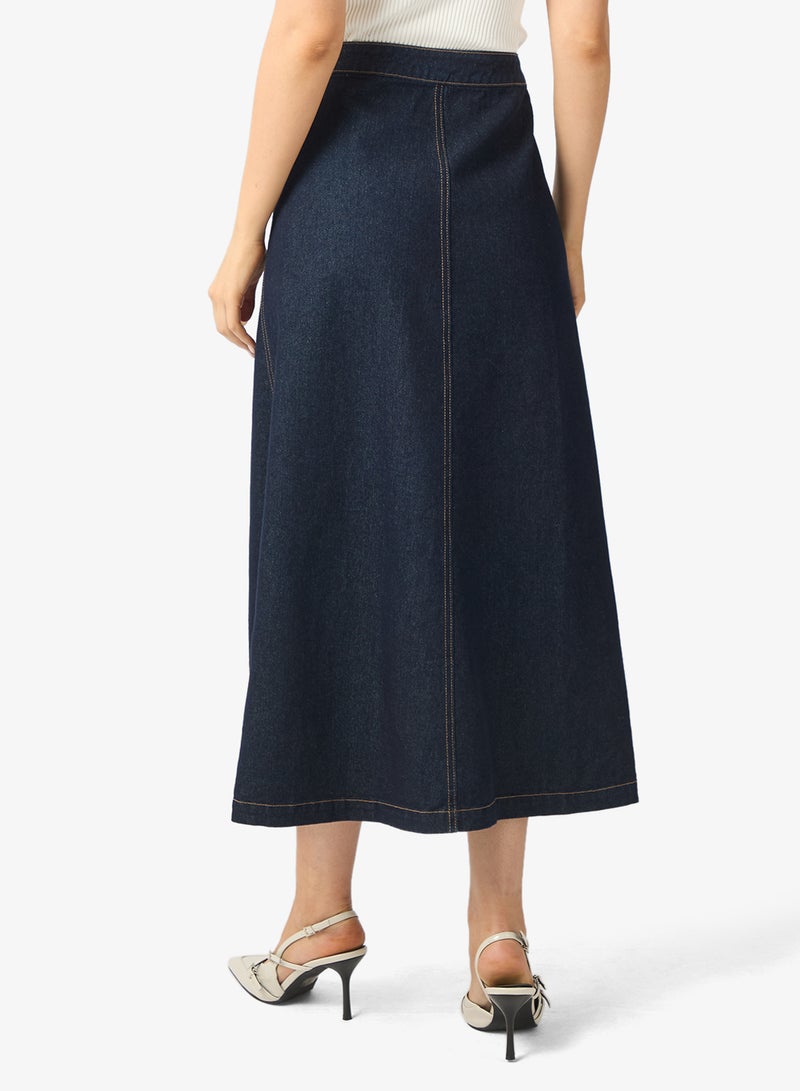 VERO MODA Vmcalista Ankel Denim Skirt - Image 2