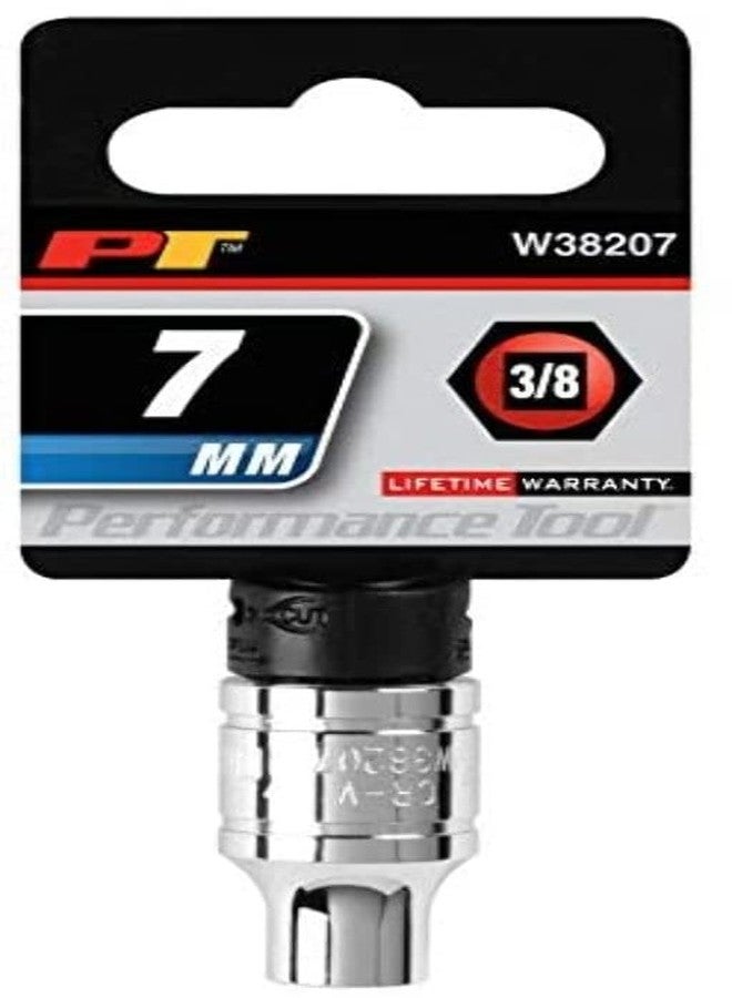 بيرفورمانس تول أداة الأداء W38207 مقبس سداسي النقاط، محرك 3/8 بوصة، 7 مم