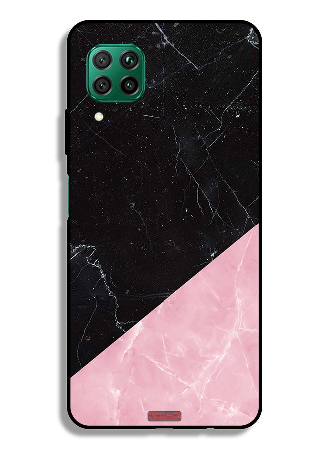 Tolwak Huawei P40 lite 4G Protective Case Cover Marble Pattern - Image 2
