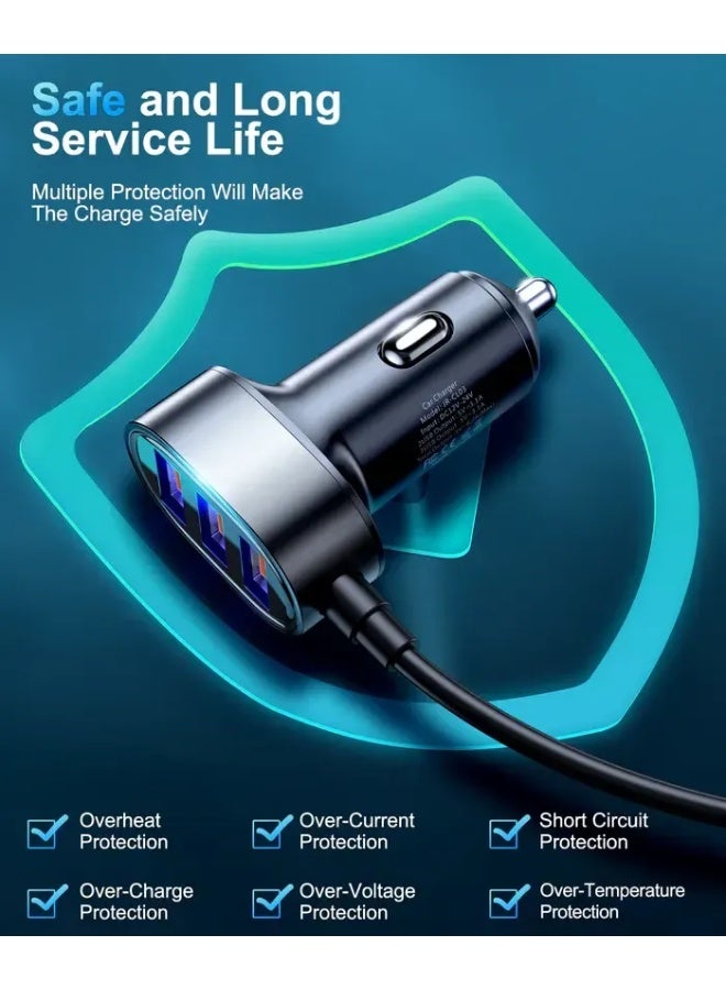 مومو شاحن سيارة MOMO بقوة 66W سريع ومناسب لجميع الأجهزة - Image 2