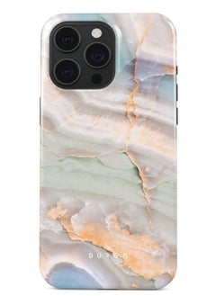 BURGA iPhone 15 Pro Case, 2 Piece Hard Shell + TPU Silicone Interior, Shock Absorption, All Port Accessible, Raised Bezel For Screen & Camera Protection, Never Fading HQ Print, Pastel Hues  - Image 1