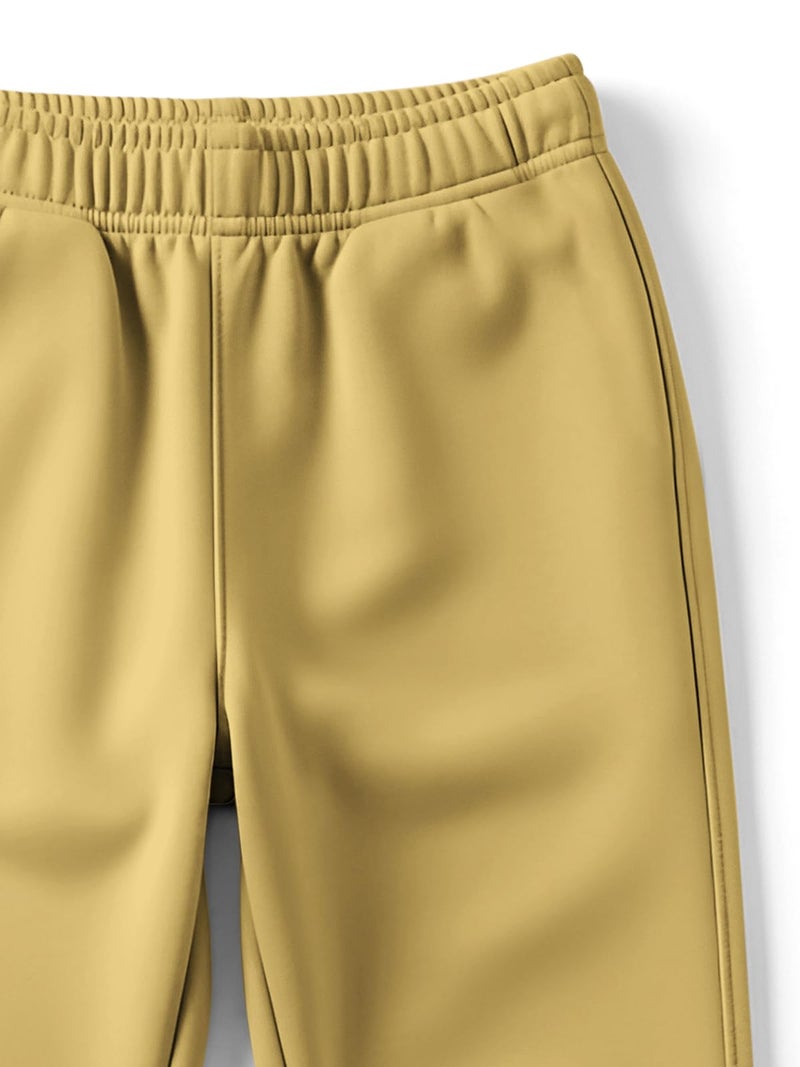 HELLCAT Trendy Solid Cotton Blend Regular Fit Track Pant for Boys - Pack of 3 Yellow/Green/Black 5-6 Years - Image 5