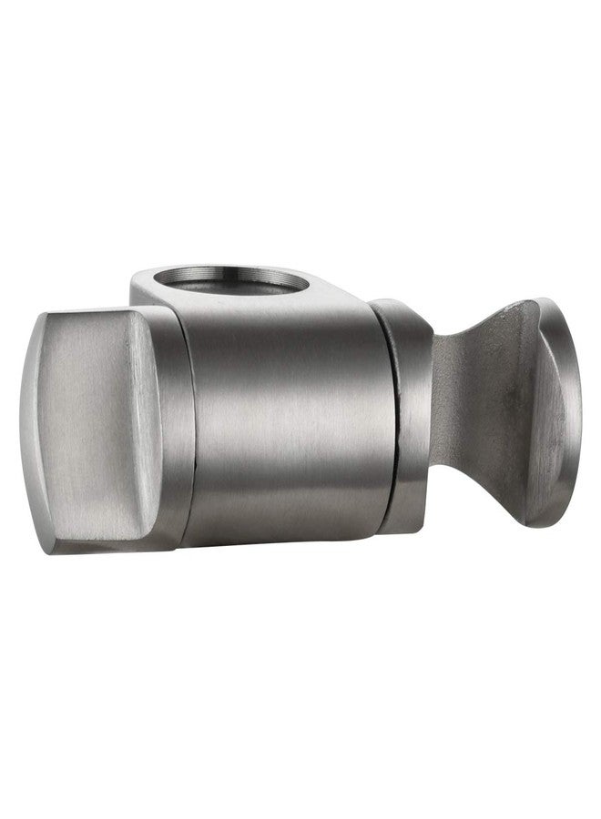 Tecmolog Adjustable Shower Head Holder for 25 mm Slide Bar, Stainless Steel Shower Bar Slider Holder Replacement Part Brushed Nickel, ST35 - Image 1