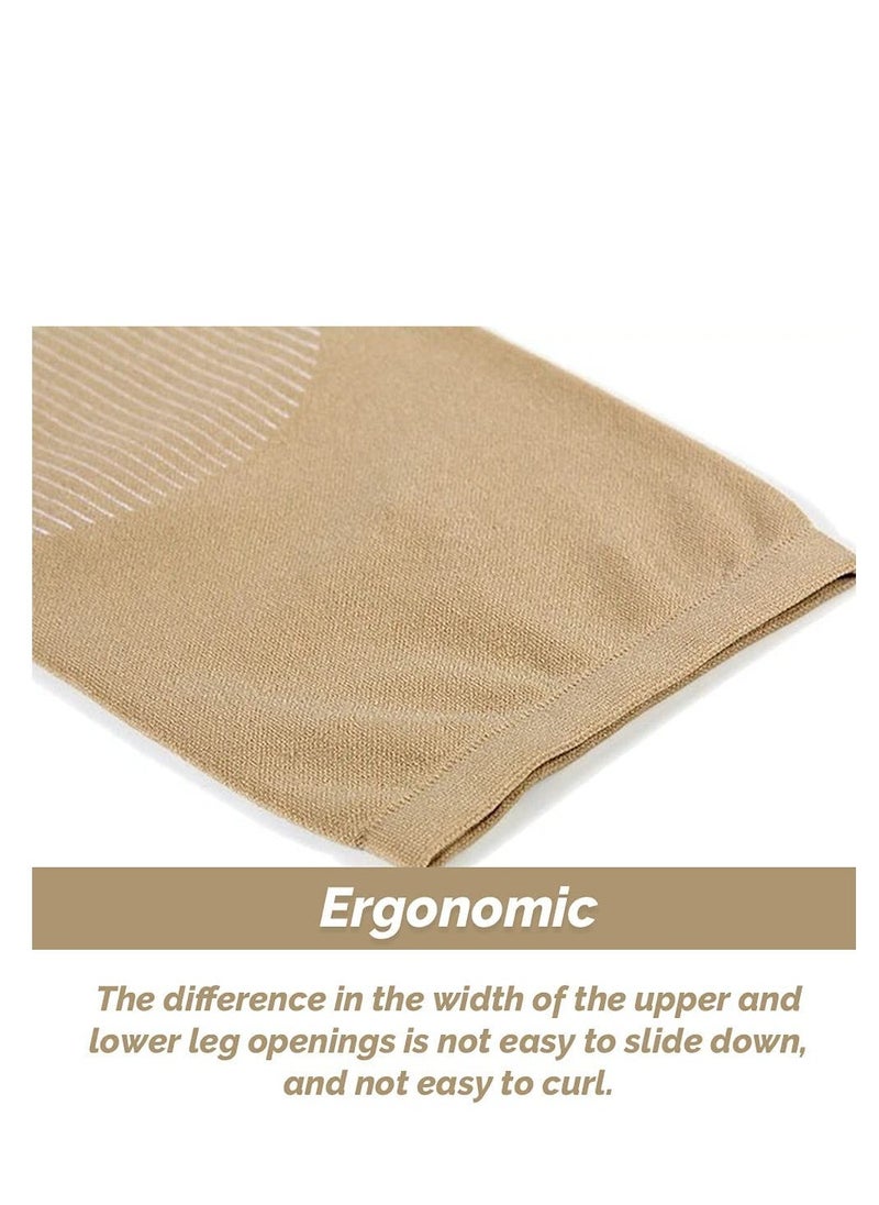 KASTWAVE - 2 Pairs Thermal Warmer Knee Support Sleeve Breathable Stretchy Knee Brace Anti Skid Pads Cashmere Knit Compression Knee Pads Pain Joint Arthritis Relief for Gym Running Cycling Dancing - Image 1
