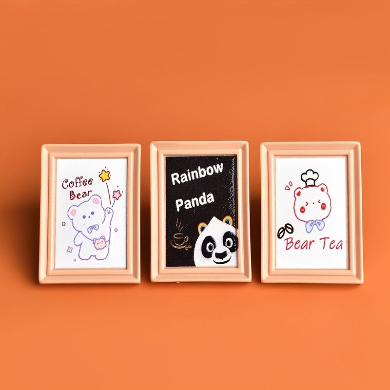 15 Pcs DIY Resin Photo Frame Model Ornament Dollhouse Accessory Jewelry Decoration Gift For Family Friends Desktop Decor Holiday Craft - Image 2