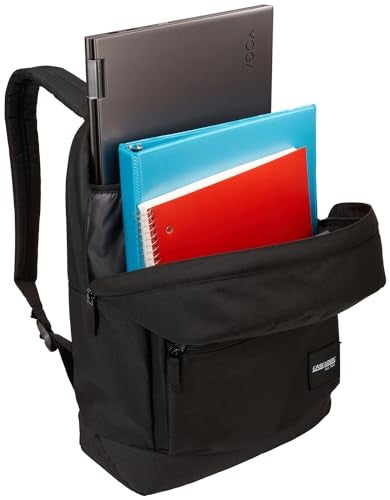 Case Logic Commence CCAM1216 Carrying Case Backpack for 156 Notebook Electronics Book Folder Water Bottle Accessories Black - Image 3