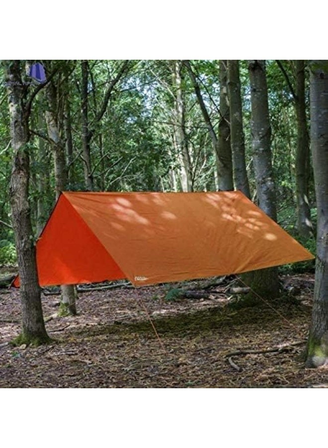 Royal Apex Waterproof Ground Cover Tent Shelter Dust-Proof Rain Cover Tarpaulin Sheet 18 X 18 Orange - Image 3