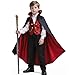 PEADUCK Kids Vampire Costume for Boy Halloween Vampire Costumes Dress Up Role Play Set Halloween Party Costumes for Boys Kids 312 - Image 2