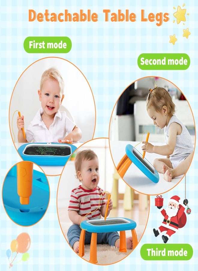 LZZAPJ LCD Writing Tablet for Kids 1 2 3 4 5 Year Old - Toddler Educational Color Doodle Board, Drawing Tablet & Drawing Pad Toy, Birthday & Christmas Gift Toy for 2-3 Year Old Boys and Girls (Blue) - Image 3