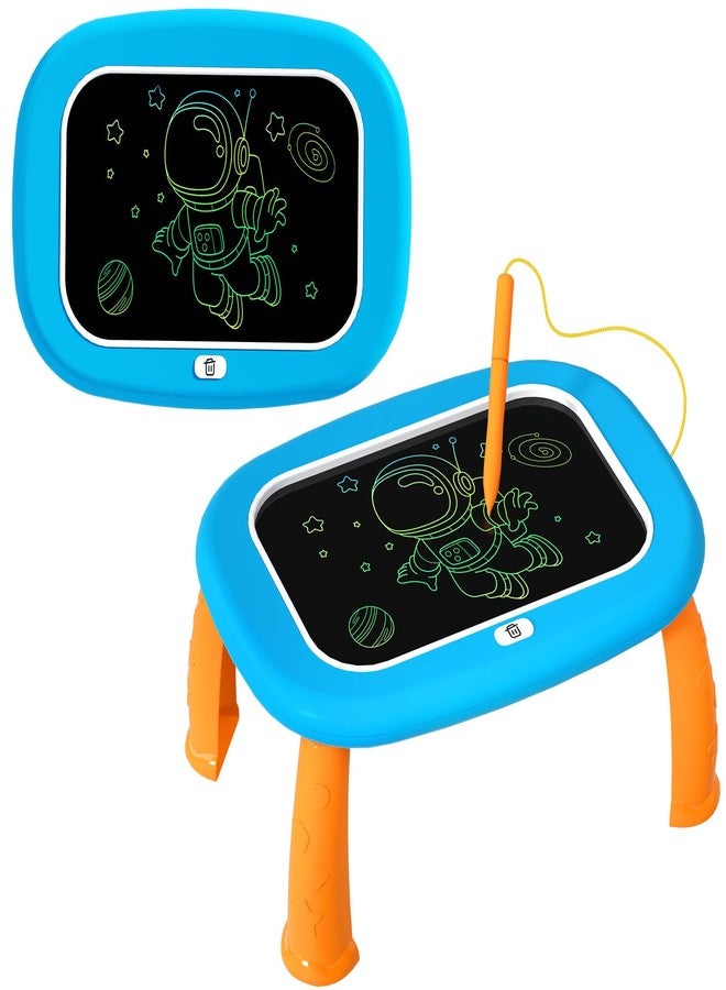LZZAPJ LCD Writing Tablet for Kids 1 2 3 4 5 Year Old - Toddler Educational Color Doodle Board, Drawing Tablet & Drawing Pad Toy, Birthday & Christmas Gift Toy for 2-3 Year Old Boys and Girls (Blue) - Image 1