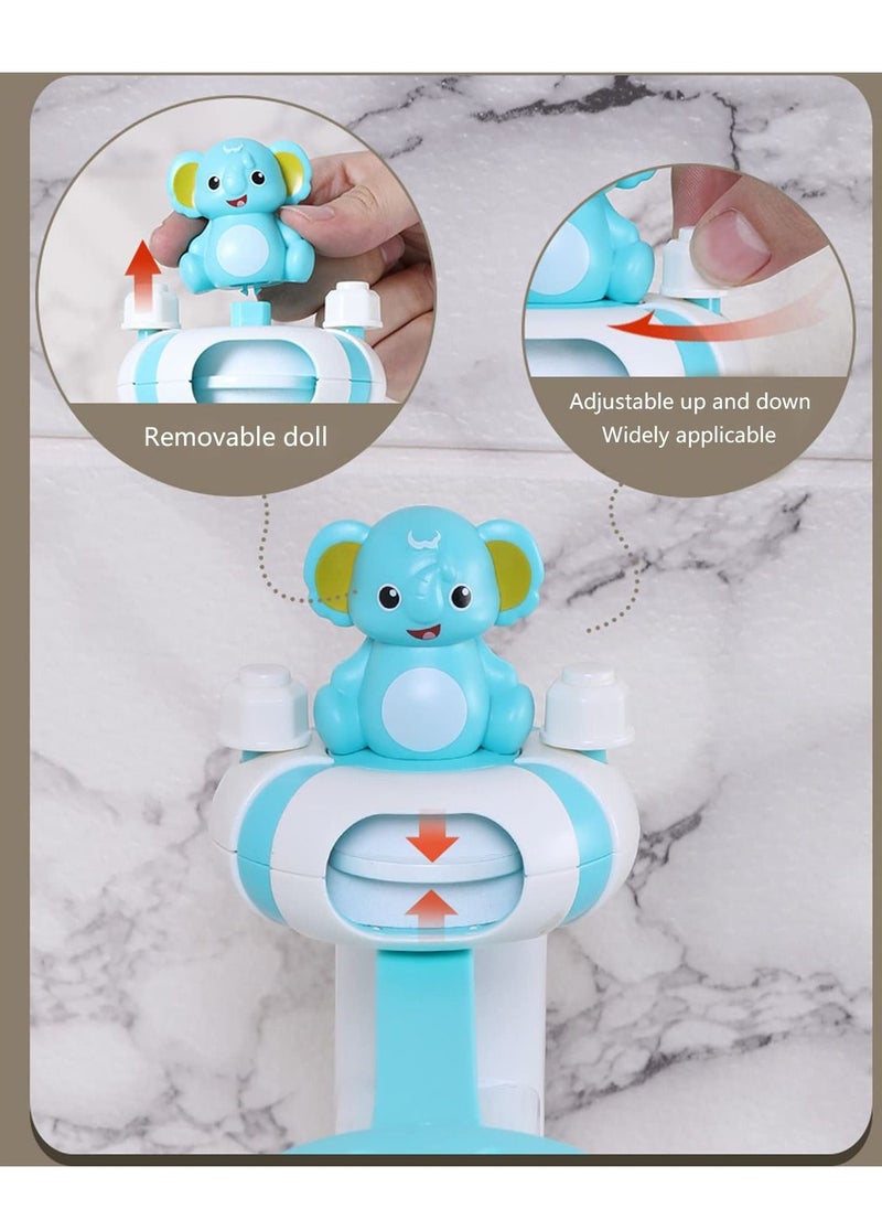 XiuWoo - Faucet Extender for Toddlers Elephants Handle Set ABS Material, Cartoon Kids Baby Easy to Use Animal Water Tap Extenders Toddler Boy Girlb 2 PCS - Image 1