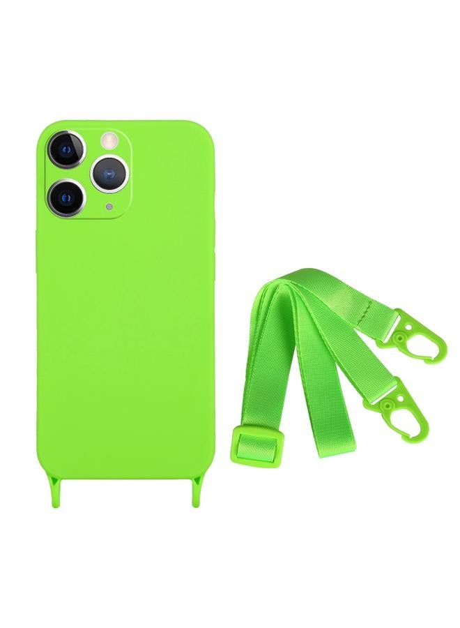 Zaboon Case For iPhone 11 Pro Fine Hole Silicone Phone Case with Lanyard - Image 1