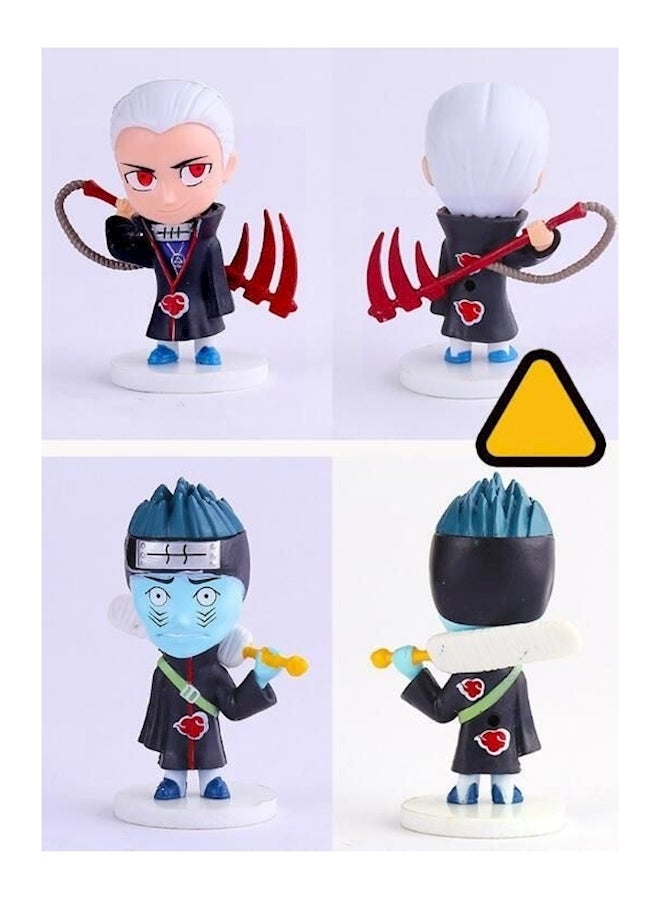 11- Piece Mini Naruto Series Collectible Action Figure Model Set With Bases 8cm - Image 4