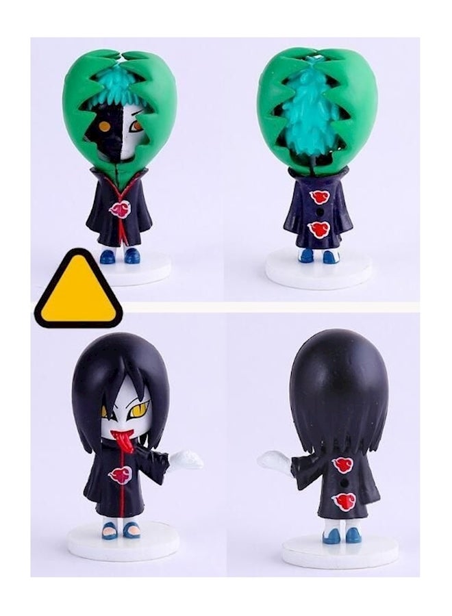 11- Piece Mini Naruto Series Collectible Action Figure Model Set With Bases 8cm - Image 5