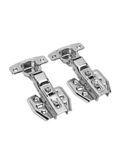 Thoraya 2Pcs Cabinet Hinges Stainless Steel 2.0mm Thick 105‑110° Opening Mute Muffler Close Hinges for Kitchen BathroomMiddle Bend  - Image 3