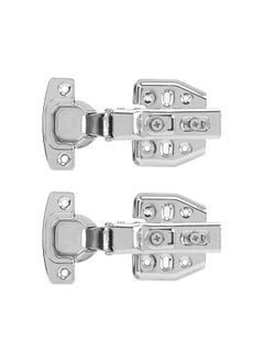 Thoraya 2Pcs Cabinet Hinges Stainless Steel 2.0mm Thick 105‑110° Opening Mute Muffler Close Hinges for Kitchen BathroomMiddle Bend  - Image 4